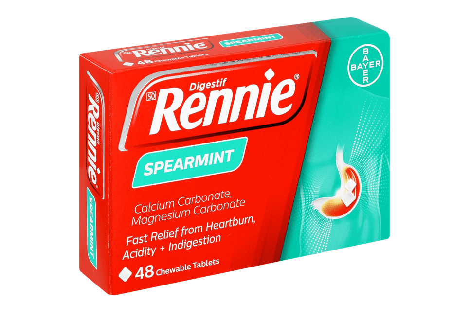 Rennie spearmint 48 tablets