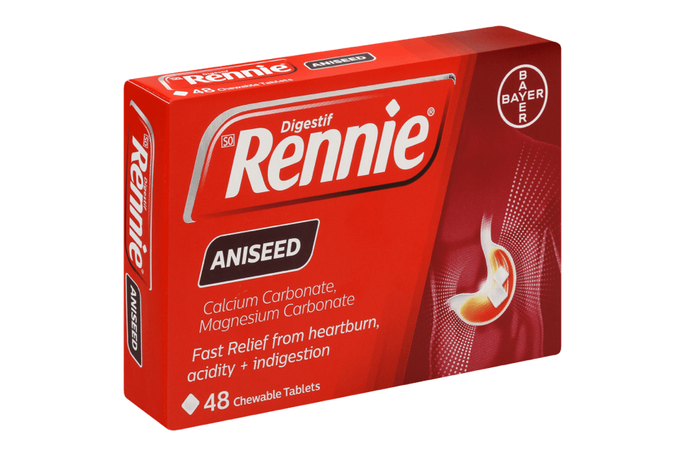 Rennie Aniseed 48 tablets