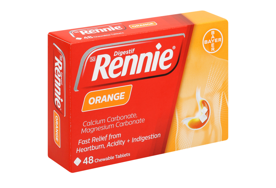 Rennie orange 48 tablets