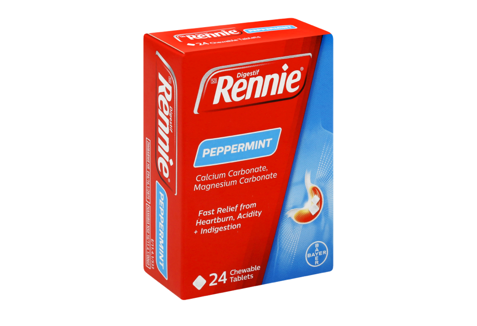 How to help indigestion? What to take for acid reflux? Try Rennie Peppermint