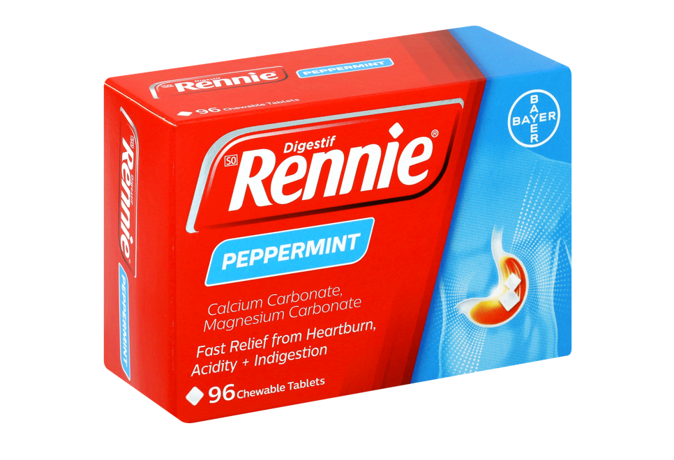Rennie peppermint 96 tablets